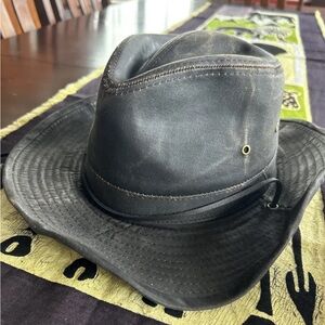 Dorfman Pacific Outback brown hat; size large